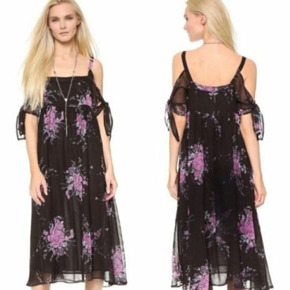 Free People Tied To You Floral Midi Dress - Picture 8 of 8